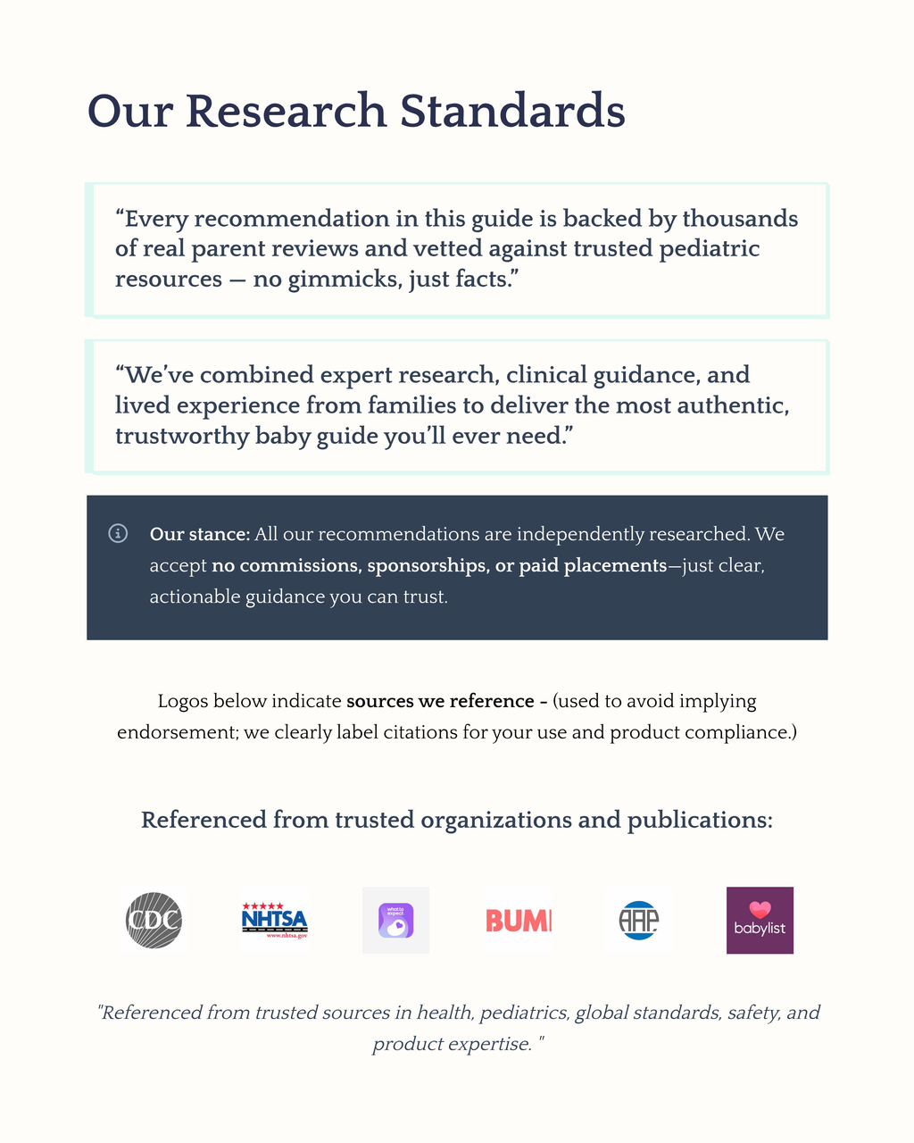 The Baby Buying Guide